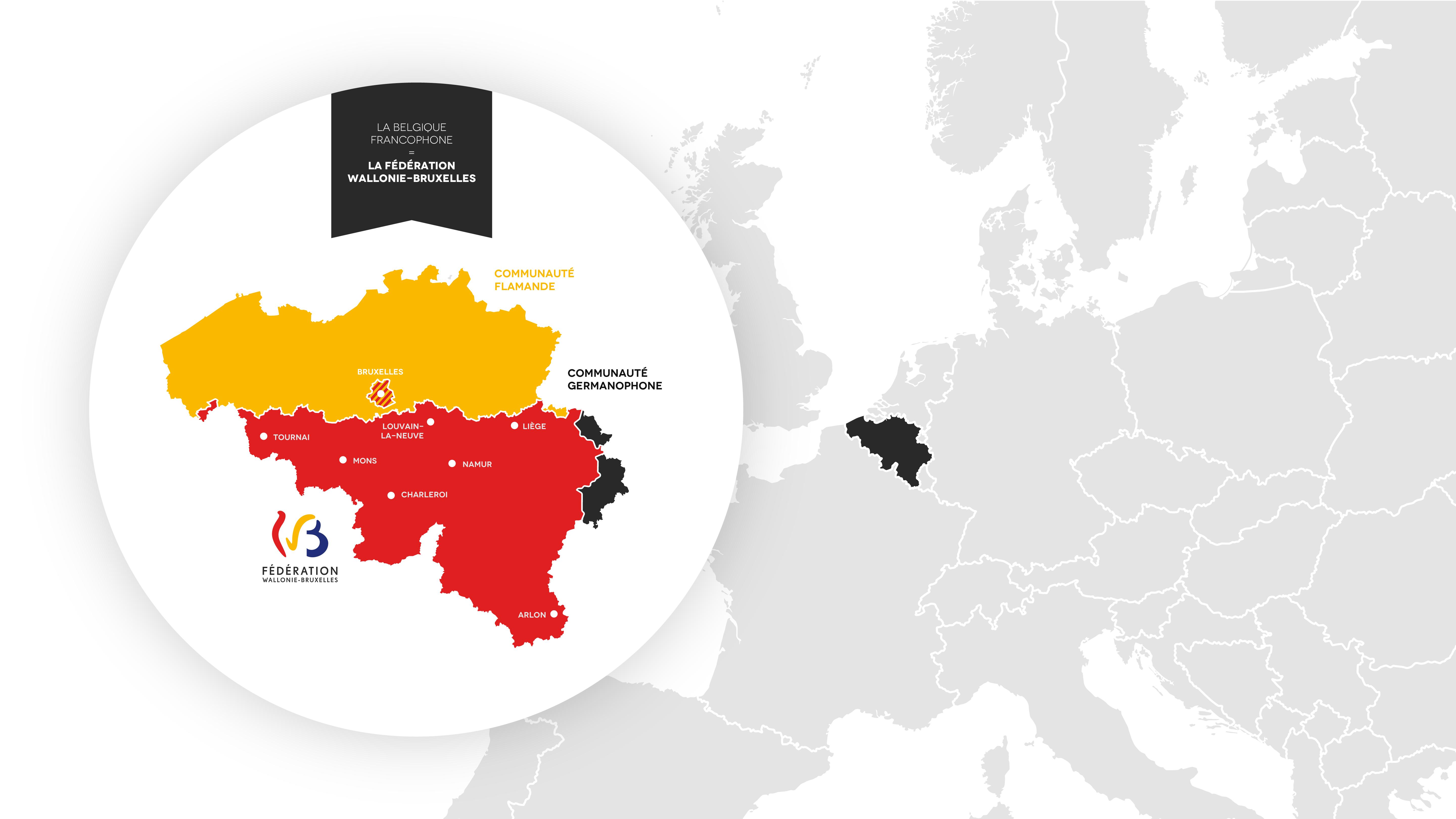 La Belgique Une Situation Ideale Au Cœur De L Europe Wallonie Bruxelles Campus